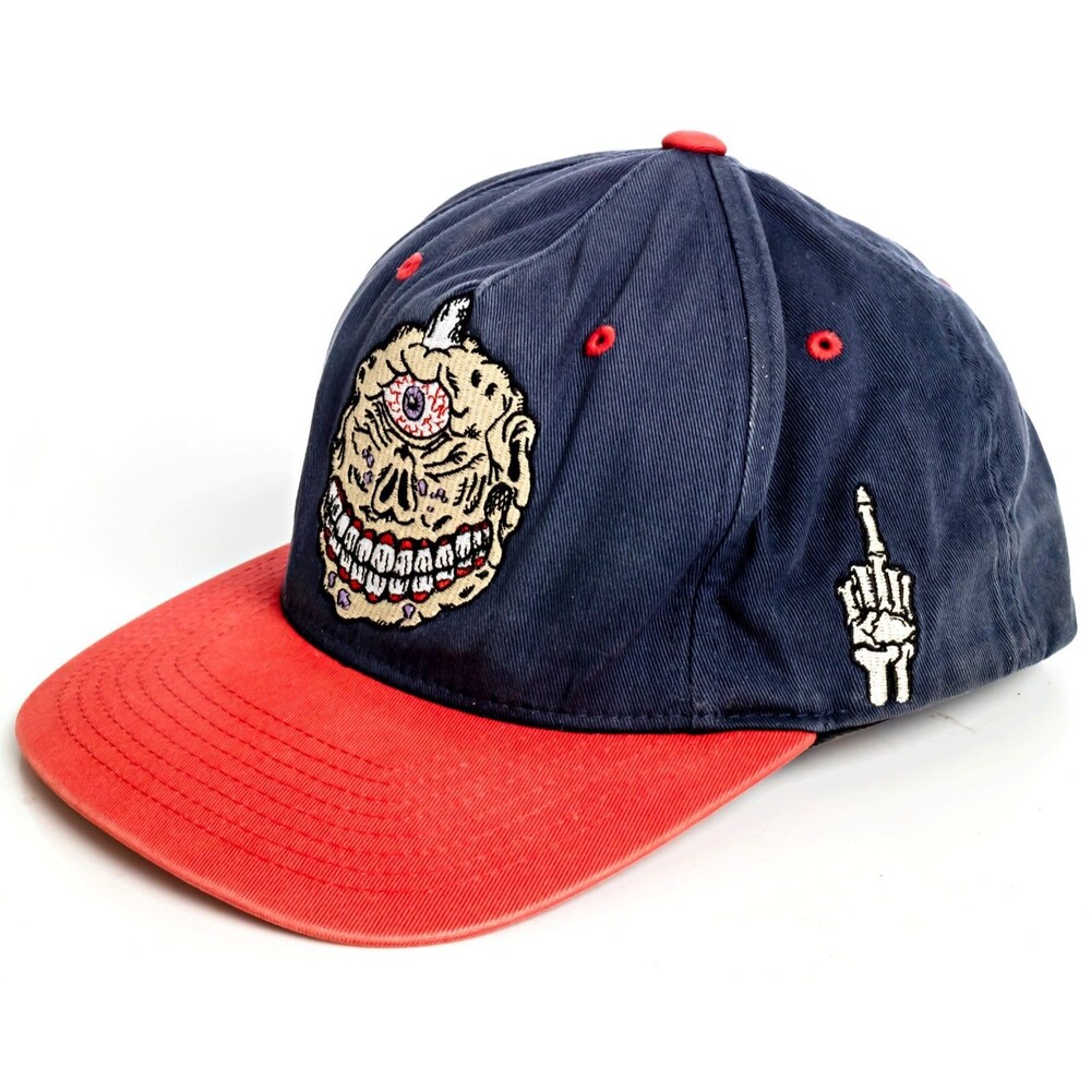 MNWKA Mishka Embroidered Blue Snapback Hat Cap